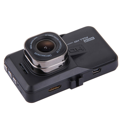 กล้อง DVR รถ 3.0 นิ้ว LCD HD 720P กล้อง 3.0MP มุมมองมุมกว้าง 170 องศา รองรับ Night Vision / Motion Detection / TF Card / HDMI / G-Sensor, 3.0 inch