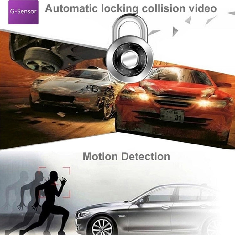 กล้อง DVR รถ 3.0 นิ้ว LCD HD 720P กล้อง 3.0MP มุมมองมุมกว้าง 170 องศา รองรับ Night Vision / Motion Detection / TF Card / HDMI / G-Sensor, 3.0 inch