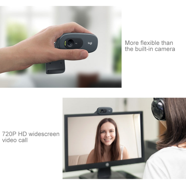 กล้องเว็บ Logitech C270 HD ตอบสนองทุกความต้องการสำหรับการสนทนาทางวิดีโอ HD 720p
