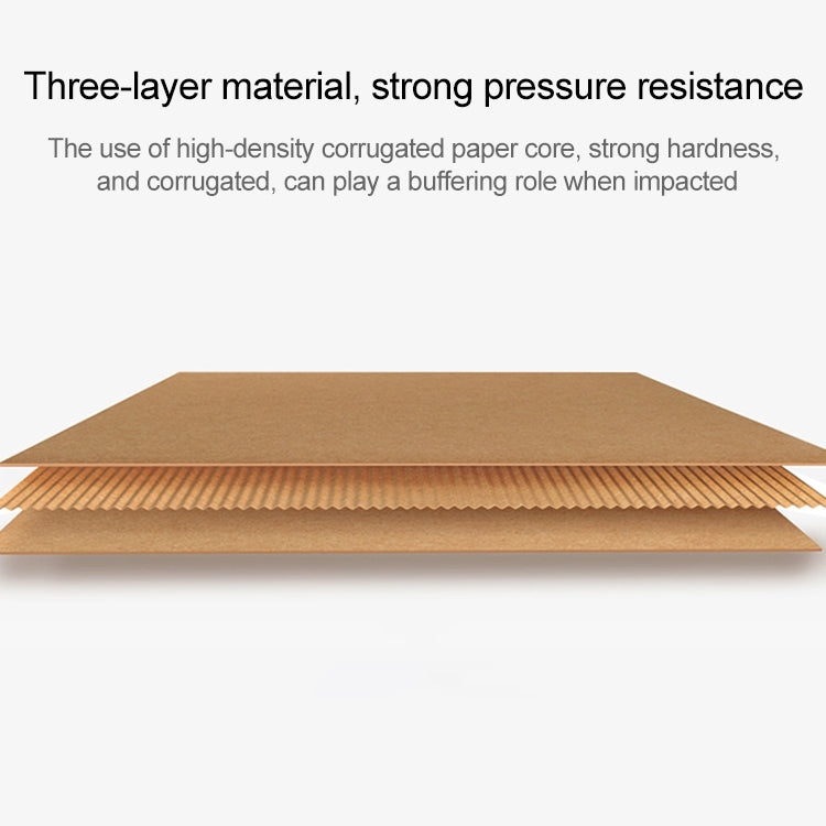 กล่องบรรจุภัณฑ์กระดาษคราฟท์ 100 ชิ้น ขนาด T12 36x26x6ซม, 36x26x6cm