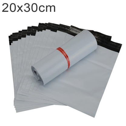 100 ชิ้น / ม้วนถุงด่วนด่วนบรรจุภัณฑ์ถุงพลาสติกกันน้ำขนาด: 20x30 ซม. (สีเทาเข้ม), 20x30cm, Pink, 20x30cm, Silver Grey, 20x30cm, White