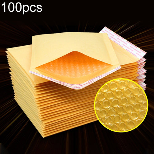 100 ชิ้นกระดาษคราฟท์ถุงซองด่วนถุงบรรจุภัณฑ์ถุงฟองขนาด: 15x18 + 4 ซม., 15x18+4cm