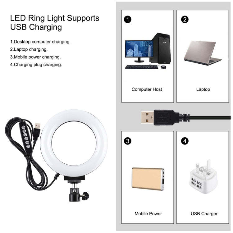 PULUZ 4.7 นิ้ว 12 ซม. พื้นผิวโค้งแหวนแสง + ฐานกลมสก์ท็อปเมา USB 10 โหมด 8 สี RGBW หรี่แสงได้ LED แหวนเซลฟีความงามวิดีโอบล็อกการถ่ายภาพไฟวิดีโอที่มีรองเท้าเย็นขาตั้งกล้องหัวบอล, 4.7 inch RGBW+Desktop Mount