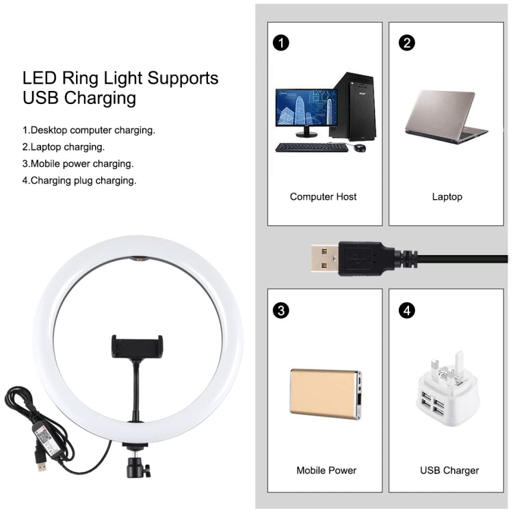 PULUZ 11.8 นิ้ว 30 ซม. RGBW Light + 1.65m Mount + วงเล็บโทรศัพท์คู่พื้นผิวโค้ง RGBW หรี่แสงได้ LED Ring Selfie Vlogging Light ชุดถ่ายทอดสดพร้อมอะแดปเตอร์ขาตั้งกล้องรองเท้าเย็นและที่หนีบโทรศัพท์และรีโมทคอนโทรล, 11.8 inch RGBW+1.65m Tripod+Dual Bracket