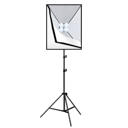 PULUZ Softbox Lighting Kit 2 ชิ้น 50x70 เซนติเมตรสตูดิโอถ่ายมืออาชีพอุปกรณ์แสงการถ่ายภาพที่มี 8 x E27 20 วัตต์ E27 ซ็อกเก็ตหลอดไฟชุดไฟถ่ายภาพสำหรับการถ่ายทำถ่ายภาพบุคคล / การถ่ายภาพโฆษณาแฟชั่น, 2 PCS 4 x Bulb Kit EU Plug, 2 PCS 4 x Bulb Kit US Plug