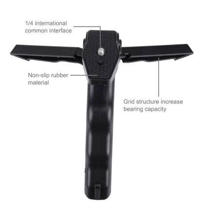 PULUZ สมาร์ทโฟน Fixing Clamp 1/4 นิ้วผู้ถือ Mount Bracket + Grip พับขาตั้งกล้องชุดสำหรับ DJI OSMO กระเป๋า / กระเป๋า 2, Clamp+Tripod