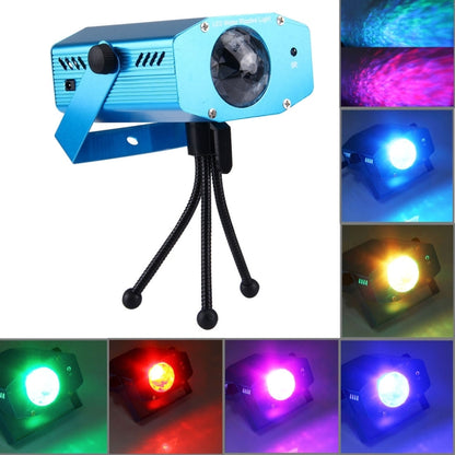 เครื่องฉายคลื่นน้ำขนาดเล็ก 3W x 3 RGB พร้อมรีโมทคอนโทรล ปลั๊ก EU, EU Plug