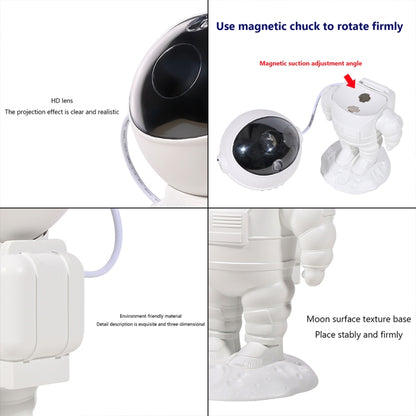 โคมไฟโปรเจคเตอร์ 5W นักบินอวกาศ Starry Sky USB Night Light, 3