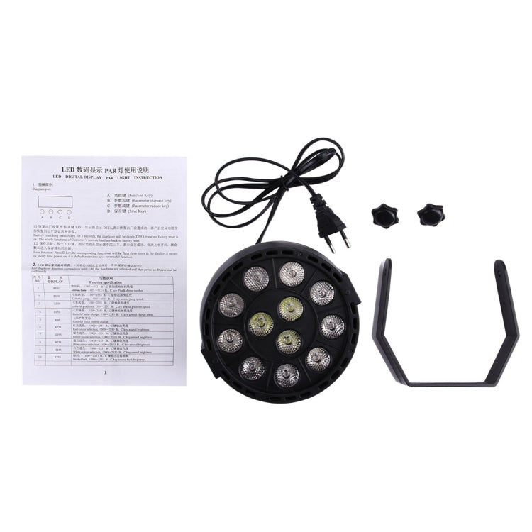 พร้อมจอแสดงผล LED, โหมด Master / Slave / DMX512 / Auto Run, ปลั๊ก EU, EU Plug