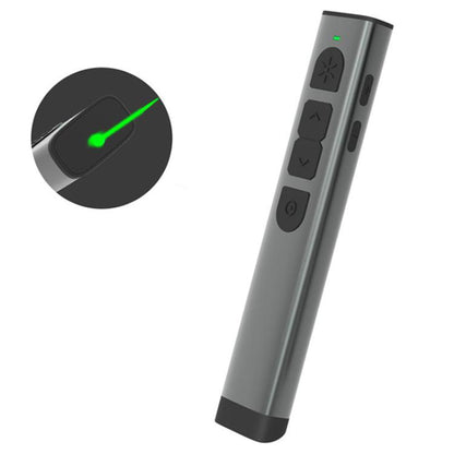 Doosl DSIT032 2.4GHz Wireless Presenter PowerPoint Clicker Representation รีโมทคอนโทรลตัวชี้เลเซอร์สีเขียว, ระยะควบคุม: 100 ม., Green Laser