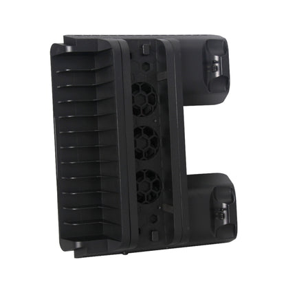 DOBE TP4-882 คอนโซลเกม 3 ใน 1 พัดลมระบายความร้อน + ช่องใส่เกม + แท่นชาร์จคอนโทรลเลอร์เกมสำหรับ Sony PS4 / PS4 Pro / PS4 Slim, For PS4 / PS4 Pro / PS4 Slim