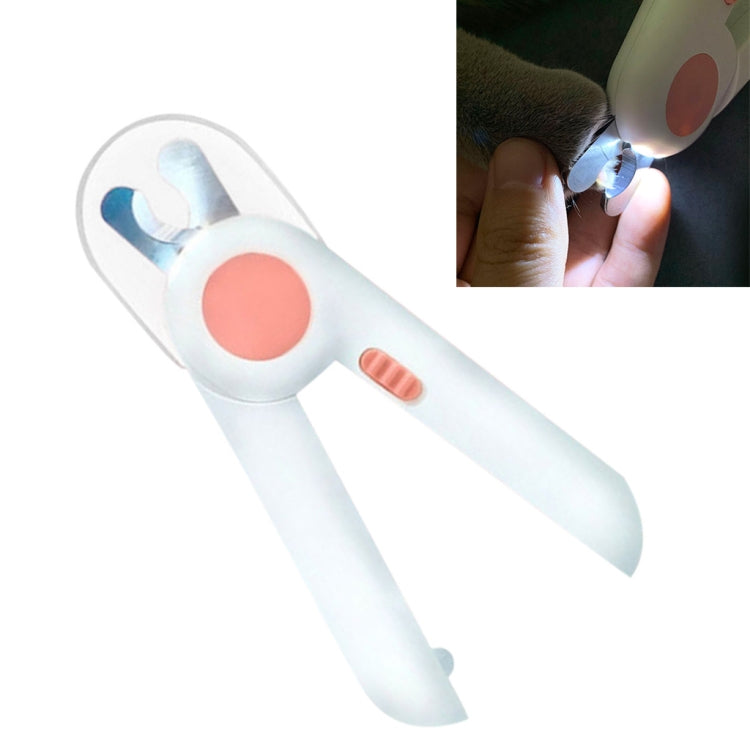 กรรไกรตัดเล็บไฟ LED สำหรับแมวและสุนัข, Pink, Blue