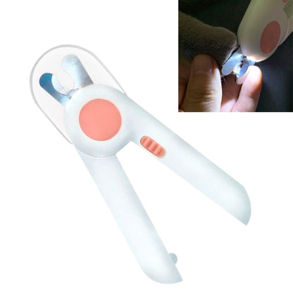 กรรไกรตัดเล็บไฟ LED สำหรับแมวและสุนัข, Pink, Blue