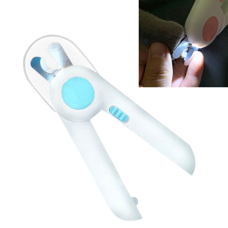 กรรไกรตัดเล็บไฟ LED สำหรับแมวและสุนัข, Pink, Blue