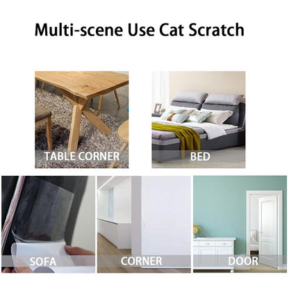 2 PCS Cat Scratch Protection PVC โซฟาสติกเกอร์ป้องกันรอยขีดข่วนขนาด: 30x45 ซม, Size: 30x45cm