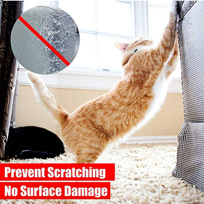 2 PCS Cat Scratch Protection PVC โซฟาสติกเกอร์ป้องกันรอยขีดข่วนขนาด: 30x45 ซม, Size: 30x45cm