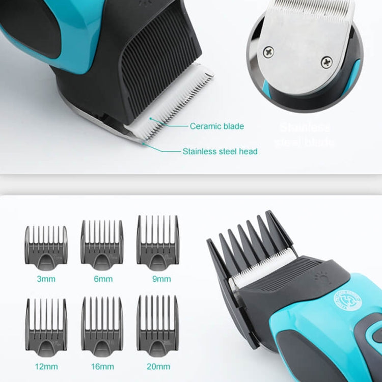 VGR V-208 Professional Pet Barber ปัตตาเลี่ยนตัดผมไฟฟ้า, V-208 (Blue), V-208 (Red)