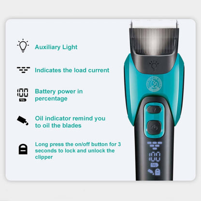 VGR V-208 Professional Pet Barber ปัตตาเลี่ยนตัดผมไฟฟ้า, V-208 (Blue), V-208 (Red)