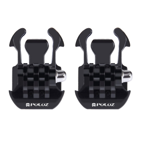 2 ชิ้น PULUZ พื้นผิวแนวนอนหัวเข็มขัดที่วางจำหน่ายด่วนสำหรับ GoPro Hero11 ดำ / HERO10 ดำ / 9 ดำ / 8 ดำ / 7/6/5/5 เซสชัน / 4 เซสชัน / 4/3 + / 3/2/1, DJI Osmo การกระทำและอื่น ๆกล้องแอ็คชั่น, Quick Release Buckle (2 PCS)