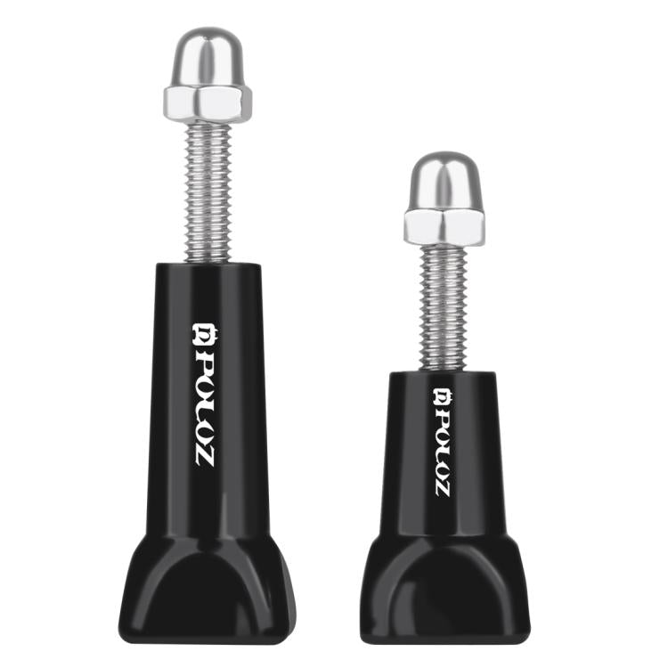 PULUZ พลาสติก Thumb Knob สกรูยาวมาตรฐาน + สกรูสั้นสำหรับ GoPro Hero11 Black / HERO10 Black / HERO9 Black / HERO8 / HERO7 / 6/5/5 เซสชัน / 4 เซสชัน / 4/3+ / 3/2/1 / Max, DJI OSMOกล้องแอคชั่นและกล้องแอคชั่นอื่นๆ, 2 Screws (Plastic)