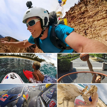 PULUZ 2 Flat Surface Mounts + 2 สติ๊กเกอร์ติดกาวสำหรับ PULUZ Action Sports Camera Jaws Flex Clamp Mount สำหรับ GoPro Hero11 Black / HERO10 Black /9 Black /8 Black /7 /6/5/5 Session /4 Session /4 /3+ /3/2/1, DJI Osmo Action และกล้องแอคชั่นอื่นๆ         ...