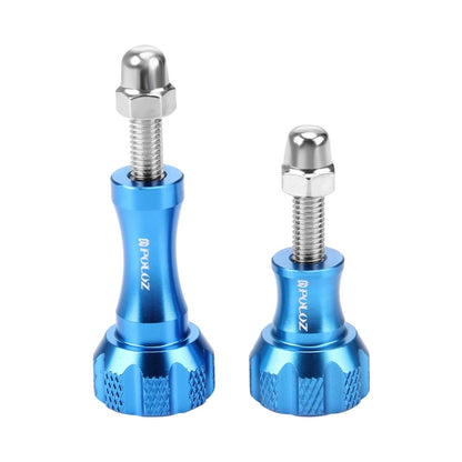 PULUZ CNC อลูมิเนียมนิ้วหัวแม่มือลูกบิดสแตนเลสสายฟ้าน็อตสกรูชุดสำหรับ GoPro Hero11 สีดำ / HERO10 สีดำ / HERO9 สีดำ / HERO8 สีดำ / 7/6/5/5 เซสชัน / 4 เซสชัน / 4/3+ / 3/2/1, DJI Osmo Action, Xiaoyi และกล้องแอคชั่นอื่นๆ, 2 Black Screws (Aluminum)         ...