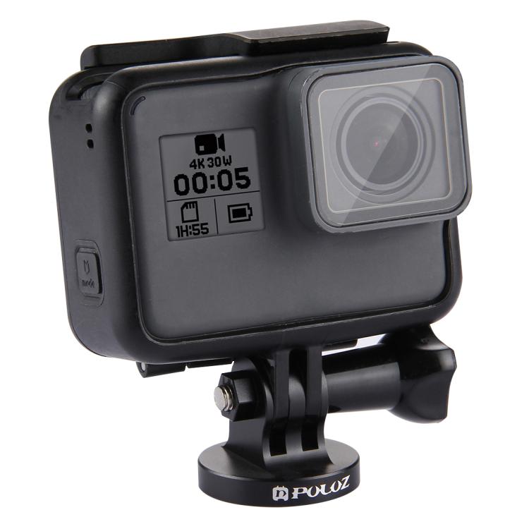PULUZ 1/4 นิ้วสกรูรูขาตั้งกล้องอะแดปเตอร์ CNC สำหรับ GoPro Hero11 สีดำ / HERO10 สีดำ / 9 สีดำ / 8 สีดำ / 7/6/5/5 เซสชัน / 4 เซสชัน / 4/3 + / 3/2/1, DJI Osmoกล้องแอคชั่นและกล้องแอคชั่นอื่นๆ, 1/4 Inch Screw Hole (Black), 1/4 Inch Screw Hole (Gold)       ...