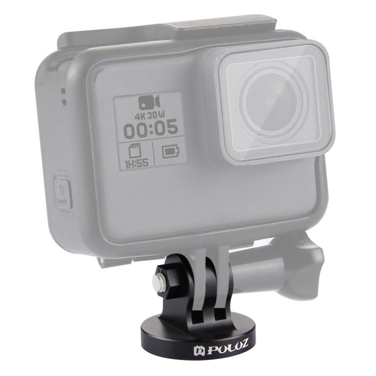 PULUZ 1/4 นิ้วสกรูรูขาตั้งกล้องอะแดปเตอร์ CNC สำหรับ GoPro Hero11 สีดำ / HERO10 สีดำ / 9 สีดำ / 8 สีดำ / 7/6/5/5 เซสชัน / 4 เซสชัน / 4/3 + / 3/2/1, DJI Osmoกล้องแอคชั่นและกล้องแอคชั่นอื่นๆ, 1/4 Inch Screw Hole (Black), 1/4 Inch Screw Hole (Gold)       ...