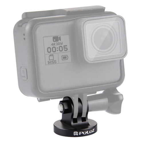 PULUZ 1/4 นิ้วสกรูรูขาตั้งกล้องอะแดปเตอร์ CNC สำหรับ GoPro Hero11 สีดำ / HERO10 สีดำ / 9 สีดำ / 8 สีดำ / 7/6/5/5 เซสชัน / 4 เซสชัน / 4/3 + / 3/2/1, DJI Osmoกล้องแอคชั่นและกล้องแอคชั่นอื่นๆ, 1/4 Inch Screw Hole (Black), 1/4 Inch Screw Hole (Gold)       ...