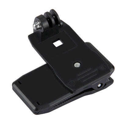 PULUZ กระเป๋าเป้สะพายหลังหมุนได้ 360 องศาหมวก Rec-mounts Quick Release Clamp Mount สำหรับ GoPro Hero11 Black / HERO10 Black / 9 Black / 8 Black / 7/6/5/5 เซสชัน / 4 เซสชัน / 4/3+ / 3/2/1,DJI Osmo Action และกล้องแอคชั่นอื่นๆ, Hat Rec-mount