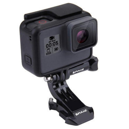 PULUZ พื้นผิวแนวตั้งสีดำ J-Hook Buckle Mount สำหรับ PULUZ กล้องกีฬาแอ็คชั่น Jaws Flex Clamp Mount สำหรับ GoPro Hero11 Black / HERO10 Black / 9 Black / 8 Black / 7 / 6 / 5 / 5 Session / 4 Session / 4 /3+ / 3/2/1, DJI Osmo Action และกล้องแอคชั่นอื่นๆ    ...