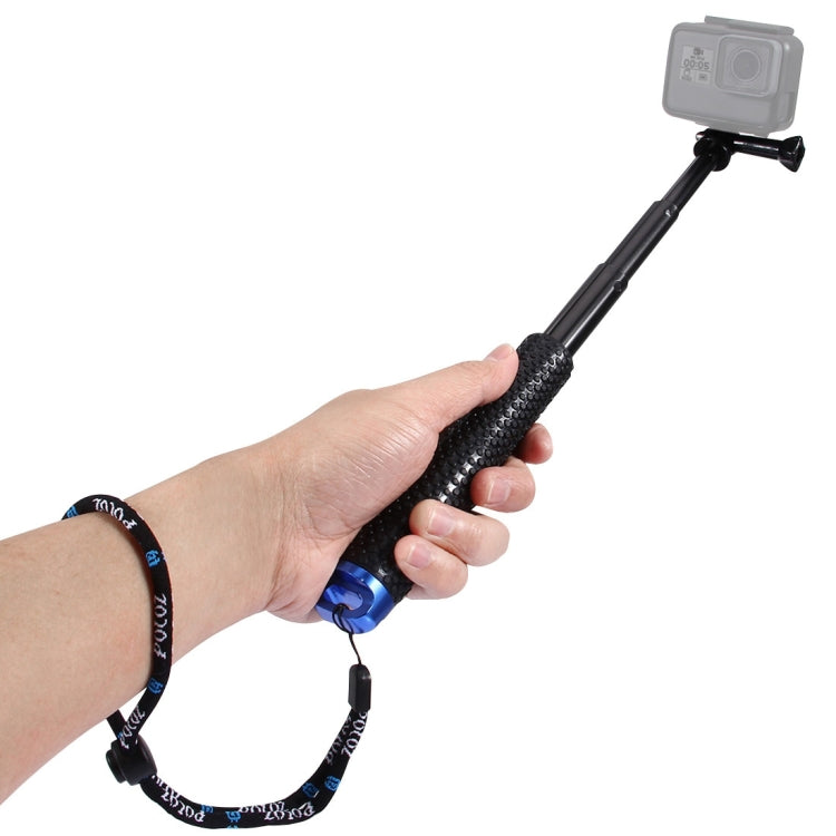 PULUZ มือถือ Monopod เสายืดได้สำหรับ GoPro HERO10 Black / HERO9 Black / HERO8 Black / HERO7 / 6/5, DJI Osmo Action, Xiaoyi และกล้องแอ็คชั่นอื่น ๆ ความยาว: 19-49 ซม., Length: 19-49cm