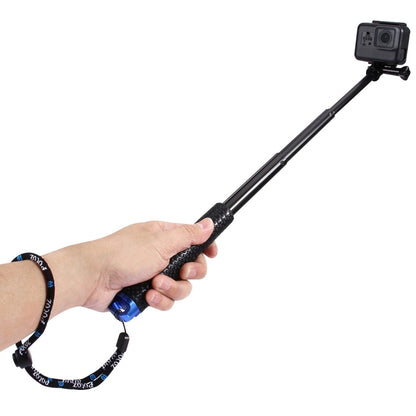 PULUZ มือถือ Monopod เสายืดได้สำหรับ GoPro HERO10 Black / HERO9 Black / HERO8 Black / HERO7 / 6/5, DJI Osmo Action, Xiaoyi และกล้องแอ็คชั่นอื่น ๆ ความยาว: 19-49 ซม., Length: 19-49cm