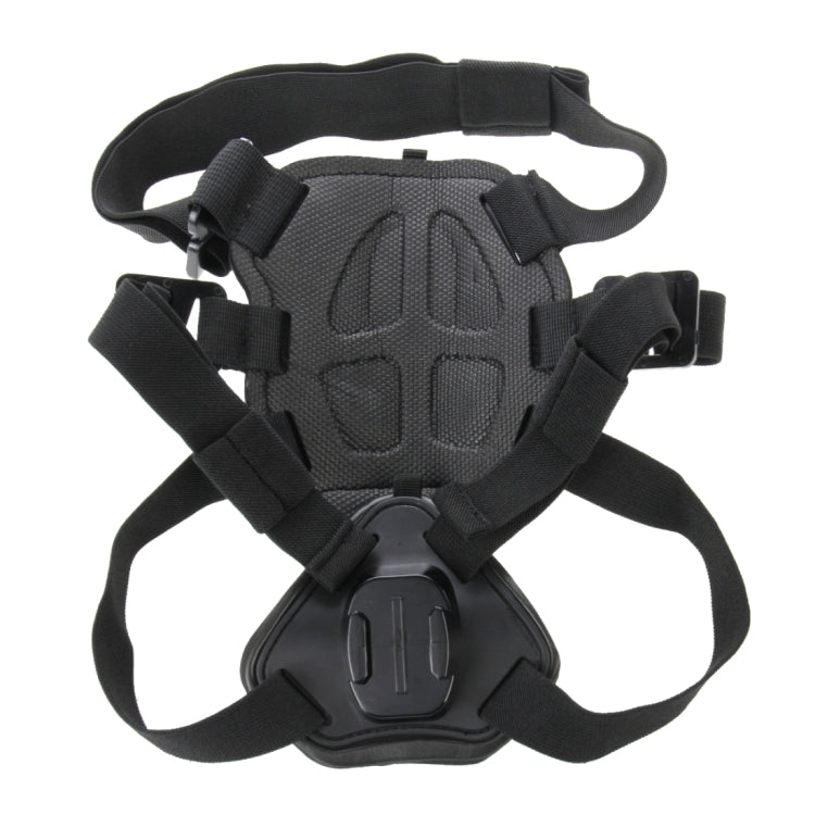 PULUZ Hound Dog Fetch Harness สายรัดหน้าอกปรับได้สำหรับ GoPro Hero11 Black / HERO10 Black / HERO9 Black / HERO8 Black / HERO7 / 6/5/5 เซสชัน / 4 เซสชัน / 4/3+ / 3/2/1, Insta360 ONE R,DJI Osmo Action และกล้องแอคชั่นอื่นๆ, Dog Chest Strap