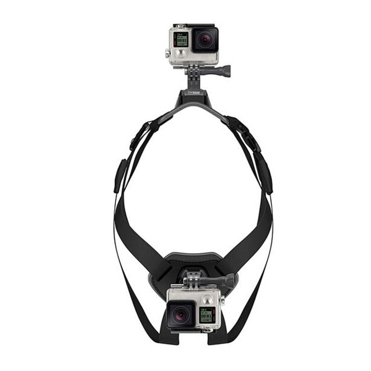 PULUZ Hound Dog Fetch Harness สายรัดหน้าอกปรับได้สำหรับ GoPro Hero11 Black / HERO10 Black / HERO9 Black / HERO8 Black / HERO7 / 6/5/5 เซสชัน / 4 เซสชัน / 4/3+ / 3/2/1, Insta360 ONE R,DJI Osmo Action และกล้องแอคชั่นอื่นๆ, Dog Chest Strap
