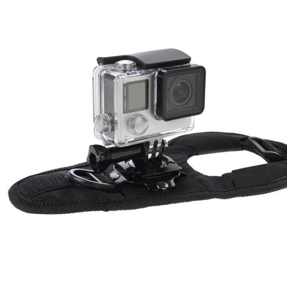 PULUZ การหมุน 360 องศาถุงมือสไตล์สายรัดปาล์มสำหรับ GoPro Hero11 Black / HERO10 Black / HERO9 Black / HERO8 Black / HERO7 / 6/5/5 เซสชัน / 4 เซสชัน / 4/3+ / 3/2/1, Insta360 ONE R, DJI Osmo Action และกล้องแอคชั่นอื่นๆ, Glove Palm Strap