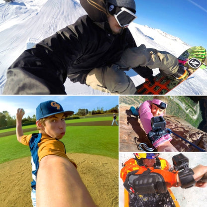 PULUZ การหมุน 360 องศาถุงมือสไตล์สายรัดปาล์มสำหรับ GoPro Hero11 Black / HERO10 Black / HERO9 Black / HERO8 Black / HERO7 / 6/5/5 เซสชัน / 4 เซสชัน / 4/3+ / 3/2/1, Insta360 ONE R, DJI Osmo Action และกล้องแอคชั่นอื่นๆ, Glove Palm Strap