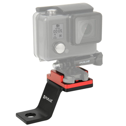 PULUZ ยึดโลหะยึดรถจักรยานยนต์สำหรับ GoPro Hero11 Black / HERO10 Black / 9 Black / 8 Black / 7/6/5/5 เซสชัน / 4 เซสชัน / 4/3+ / 3/2/1, DJI Osmo Action และกล้องแอ็คชั่นอื่น ๆ, Fixed Mount 1(Black), Fixed Mount 1 (Silver), Fixed Mount 1 (Red)             ...