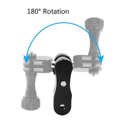 PULUZ CNC อลูมิเนียม Ball Joint Mount พร้อมสกรูยาว 2 ตัวสำหรับ GoPro Hero11 Black / HERO10 Black / 9 Black / 8 Black / 7/6/5/5 เซสชัน / 4 เซสชัน / 4/3+ / 3/2/1, DJI Osmo Actionและกล้องแอ็คชั่นอื่นๆ, CN Stock