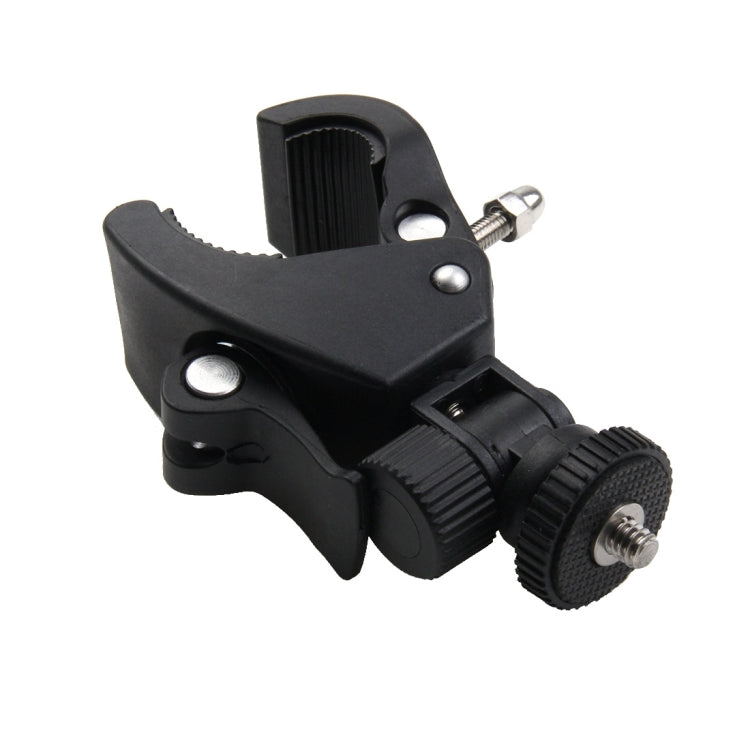 PULUZ รถจักรยานยนต์ที่ยึดมือจับจักรยานพร้อมขาตั้งกล้องและสกรูสำหรับ GoPro Hero11 สีดำ / HERO10 สีดำ / 9 สีดำ / 8 สีดำ / 7 / 6 / 5 / 5 เซสชัน / 4 เซสชัน / 4/3+ / 3/2/1, DJI Osmo Actionและกล้องแอ็คชั่นอื่นๆ, Lengthened Mount
