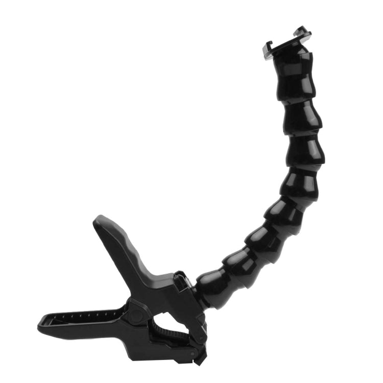 PULUZ แอคชั่นกล้องกีฬา Jaws Flex Clamp Mount สำหรับ GoPro Hero11 Black / HERO10 Black / 9 Black / 8 Black / 7/6/5/5 เซสชัน / 4 เซสชัน / 4/3+ / 3/2/1, DJI Osmo Action และอื่น ๆกล้องแอ็คชั่น, Jaws Mount