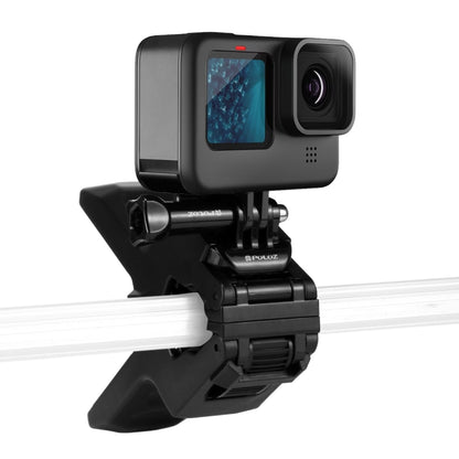 PULUZ แอคชั่นกล้องกีฬา Jaws Flex Clamp Mount สำหรับ GoPro Hero11 Black / HERO10 Black / 9 Black / 8 Black / 7/6/5/5 เซสชัน / 4 เซสชัน / 4/3+ / 3/2/1, DJI Osmo Action และอื่น ๆกล้องแอ็คชั่น, Jaws Mount