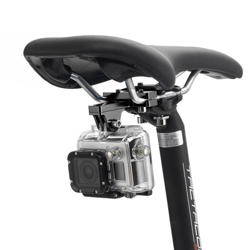 PULUZ อลูมิเนียมอัลลอยด์เบาะนั่งจักรยาน Mount สำหรับ GoPro Hero11 สีดำ / HERO10 สีดำ / HERO9 สีดำ / HERO8 สีดำ / 7/6/5/5 เซสชัน / 4 เซสชัน / 4/3+ / 3/2/1, DJI Osmo Action, Xiaoyiและกล้องแอ็คชั่นอื่นๆ, Seat Mount