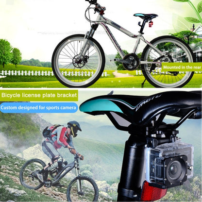 PULUZ อลูมิเนียมอัลลอยด์เบาะนั่งจักรยาน Mount สำหรับ GoPro Hero11 สีดำ / HERO10 สีดำ / HERO9 สีดำ / HERO8 สีดำ / 7/6/5/5 เซสชัน / 4 เซสชัน / 4/3+ / 3/2/1, DJI Osmo Action, Xiaoyiและกล้องแอ็คชั่นอื่นๆ, Seat Mount
