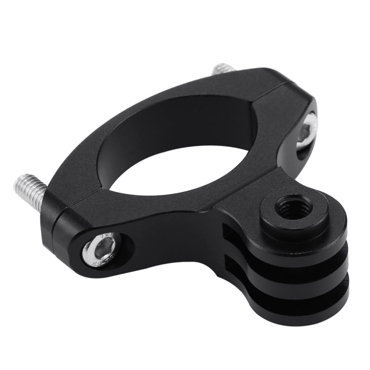 PULUZ อะแดปเตอร์แฮนด์จักรยานอลูมิเนียมเมาท์สำหรับ GoPro Hero11 Black / HERO10 Black / 9 Black / 8 Black / 7 / 6 / 5 / 5 เซสชัน / 4 เซสชัน / 4 / 3 + / 3 / 2 / 1, DJI Osmo Action และกล้องแอ็คชั่นอื่น ๆ, Aluminum Mount