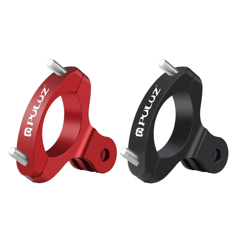 PULUZ อะแดปเตอร์แฮนด์จักรยานอลูมิเนียมเมาท์สำหรับ GoPro Hero11 Black / HERO10 Black / 9 Black / 8 Black / 7 / 6 / 5 / 5 เซสชัน / 4 เซสชัน / 4 / 3 + / 3 / 2 / 1, DJI Osmo Action และกล้องแอ็คชั่นอื่น ๆ, Aluminum Mount