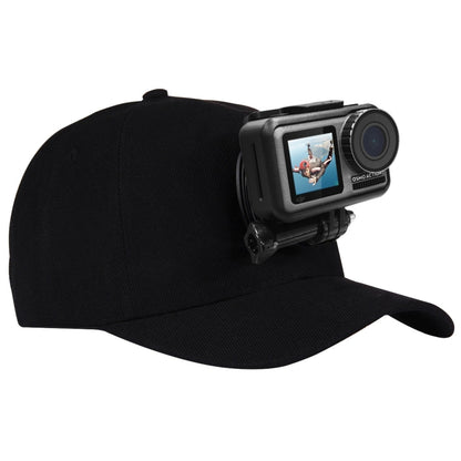 หมวกเบสบอล PULUZ พร้อม J-Hook Buckle Mount & Screw สำหรับ GoPro, DJI OSMO Action และกล้องแอคชั่นอื่น ๆ, Baseball Hat Black Color, Baseball Hat Red Color, Baseball Hat Dark Blue Color