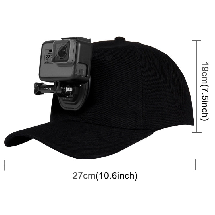 หมวกเบสบอล PULUZ พร้อม J-Hook Buckle Mount & Screw สำหรับ GoPro, DJI OSMO Action และกล้องแอคชั่นอื่น ๆ, Baseball Hat Black Color, Baseball Hat Red Color, Baseball Hat Dark Blue Color