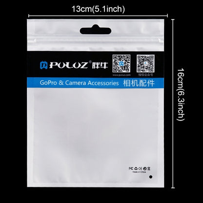 10 ชิ้น PULUZ 16 ซม. x 13 ซม. Hang Hole ล้างด้านหน้าเครื่องประดับมุกสีขาวซิปล็อคถุงบรรจุภัณฑ์ (ขนาด: M), Size: M