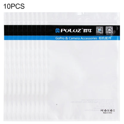 10 ชิ้น PULUZ 25.8 ซม. x 18 ซม. รูแขวนด้านหน้าใสเครื่องประดับมุกสีขาวถุงซิปล็อคบรรจุภัณฑ์ (ขนาด: L), Size: L